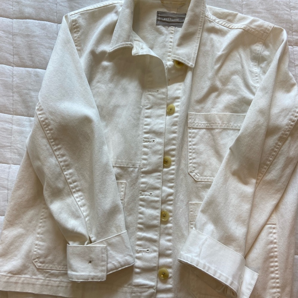 White Denim Jacket